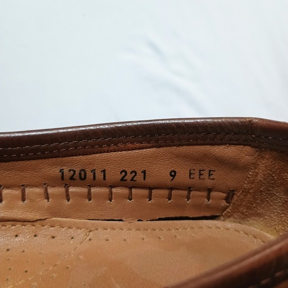 Florsheim Cognac Brown Slip On Leather Loafer Braided Men\'s 9 Wide main image 8